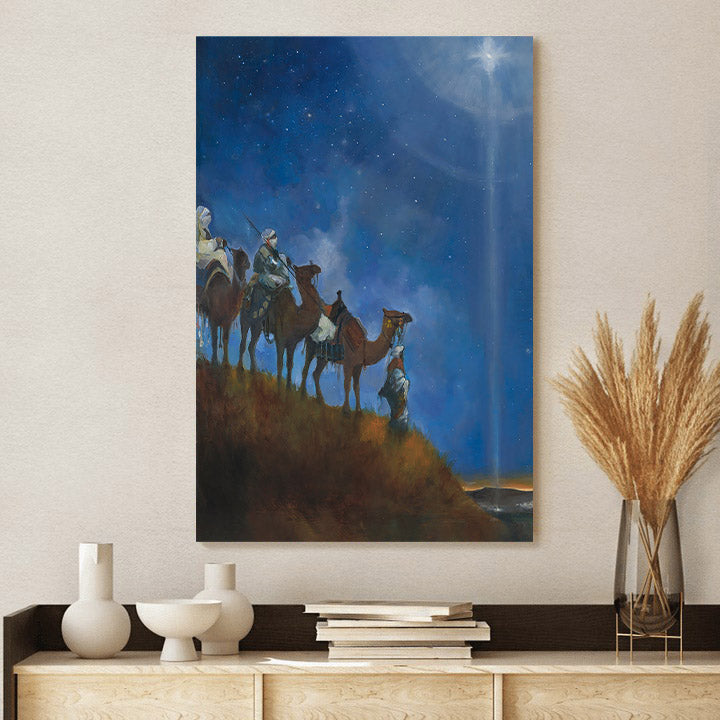 The Holy Child Is Born Portrait Canvas Wall Art - Christmas Gift