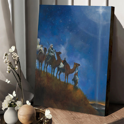 The Holy Child Is Born Portrait Canvas Wall Art - Christmas Gift