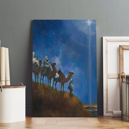 The Holy Child Is Born Portrait Canvas Wall Art - Christmas Gift