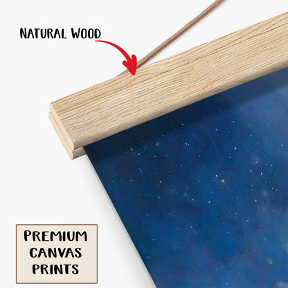 The Holy Child Is Born Portrait Hanging Canvas Wall Art - Christmas Gift - Religious Canvas