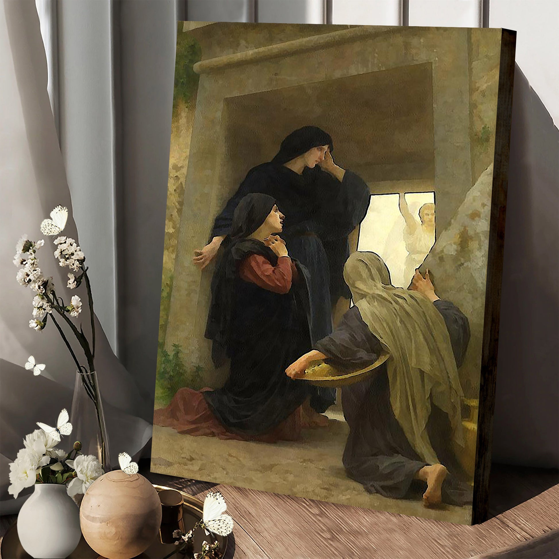 The Holy Women At The Tomb  Canvas Wall Art - Jesus Canvas Pictures - Christian Wall Art