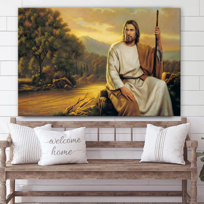 The Hope Of His Glory Jesus Picture - Jesus Canvas Wall Art - Christian Wall Art