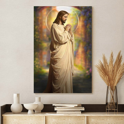 The Jesus Prayer Canvas Prints - Jesus Christ Art - Christian Canvas Wall Decor