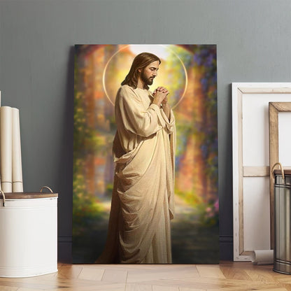 The Jesus Prayer Canvas Prints - Jesus Christ Art - Christian Canvas Wall Decor