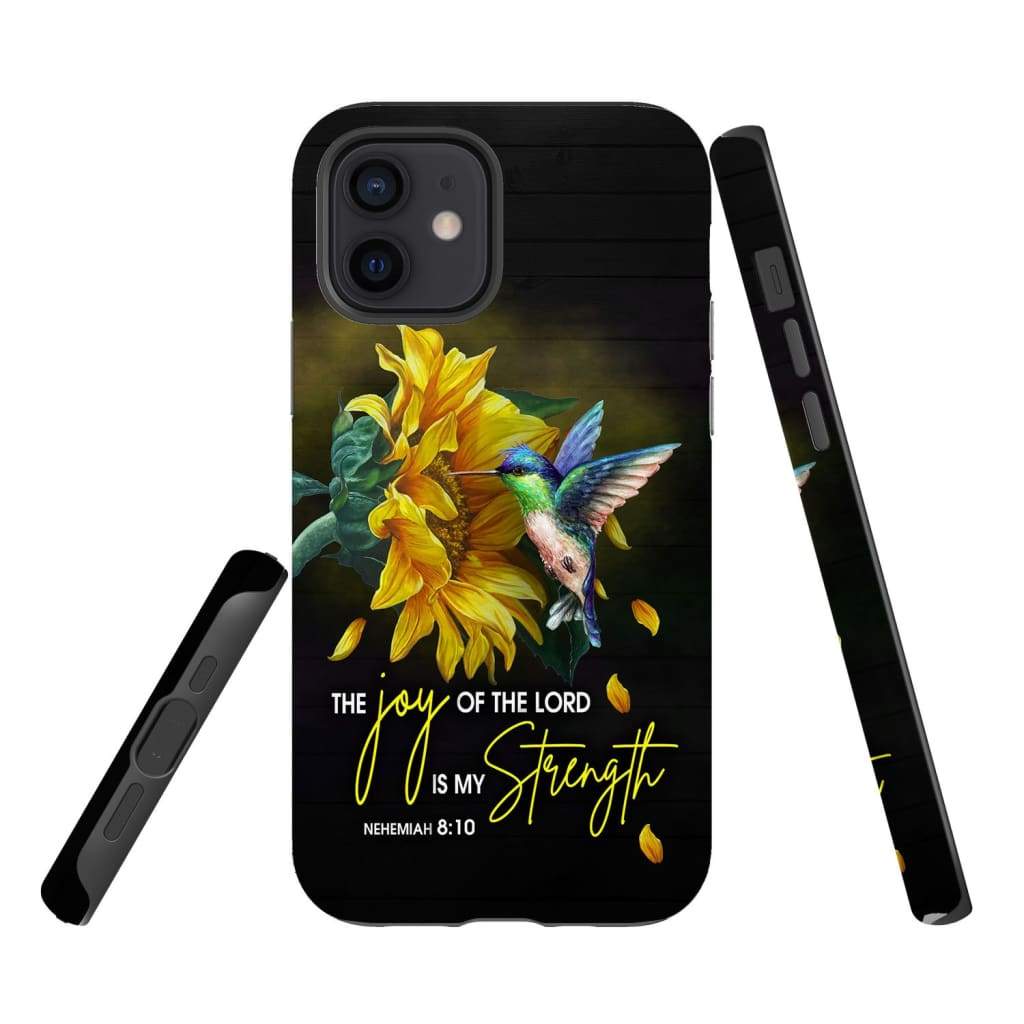 The Joy Of The Lord Is Your Strength Nehemiah 810 Phone Case - Inspirational Bible Scripture iPhone Cases