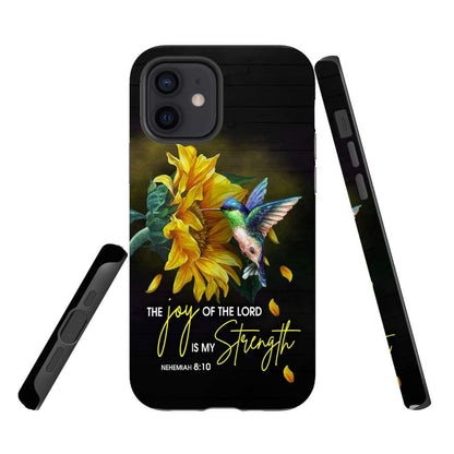 The Joy Of The Lord Is Your Strength Nehemiah 810 Phone Case - Inspirational Bible Scripture iPhone Cases