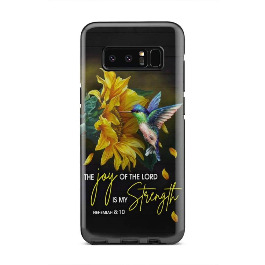 The Joy Of The Lord Is Your Strength Nehemiah 810 Phone Case - Inspirational Bible Scripture iPhone Cases