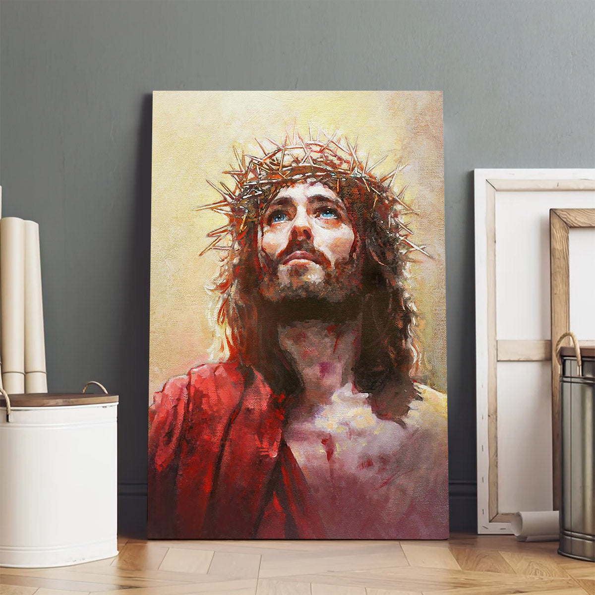 Jesus Canvas Painting - Jesus Canvas Wall Art - Jesus Picture - Jesus Portrait Canvas