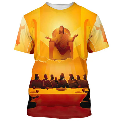 The Last Supper 3d All Over Print Shirt - Christian 3d Shirts For Men Women