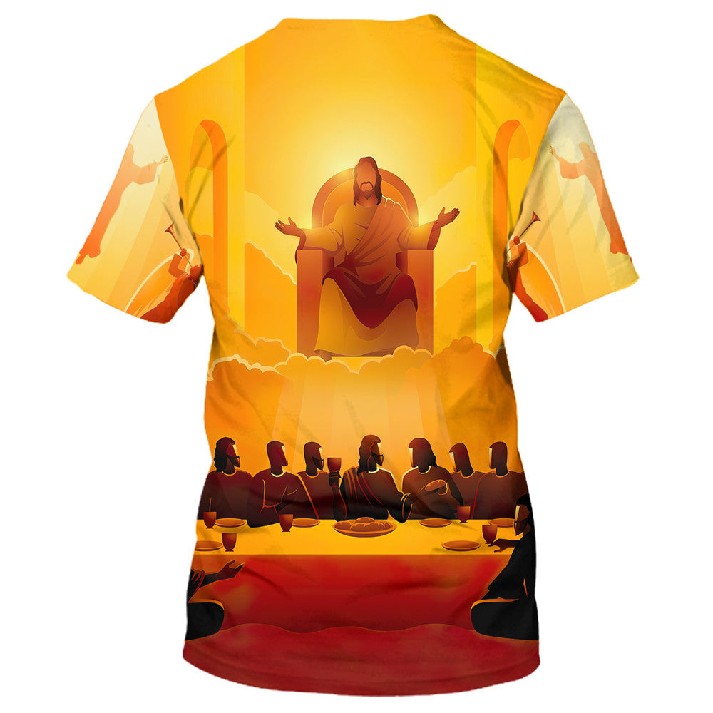The Last Supper 3d All Over Print Shirt - Christian 3d Shirts For Men Women
