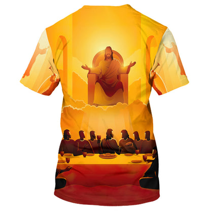 The Last Supper 3d All Over Print Shirt - Christian 3d Shirts For Men Women