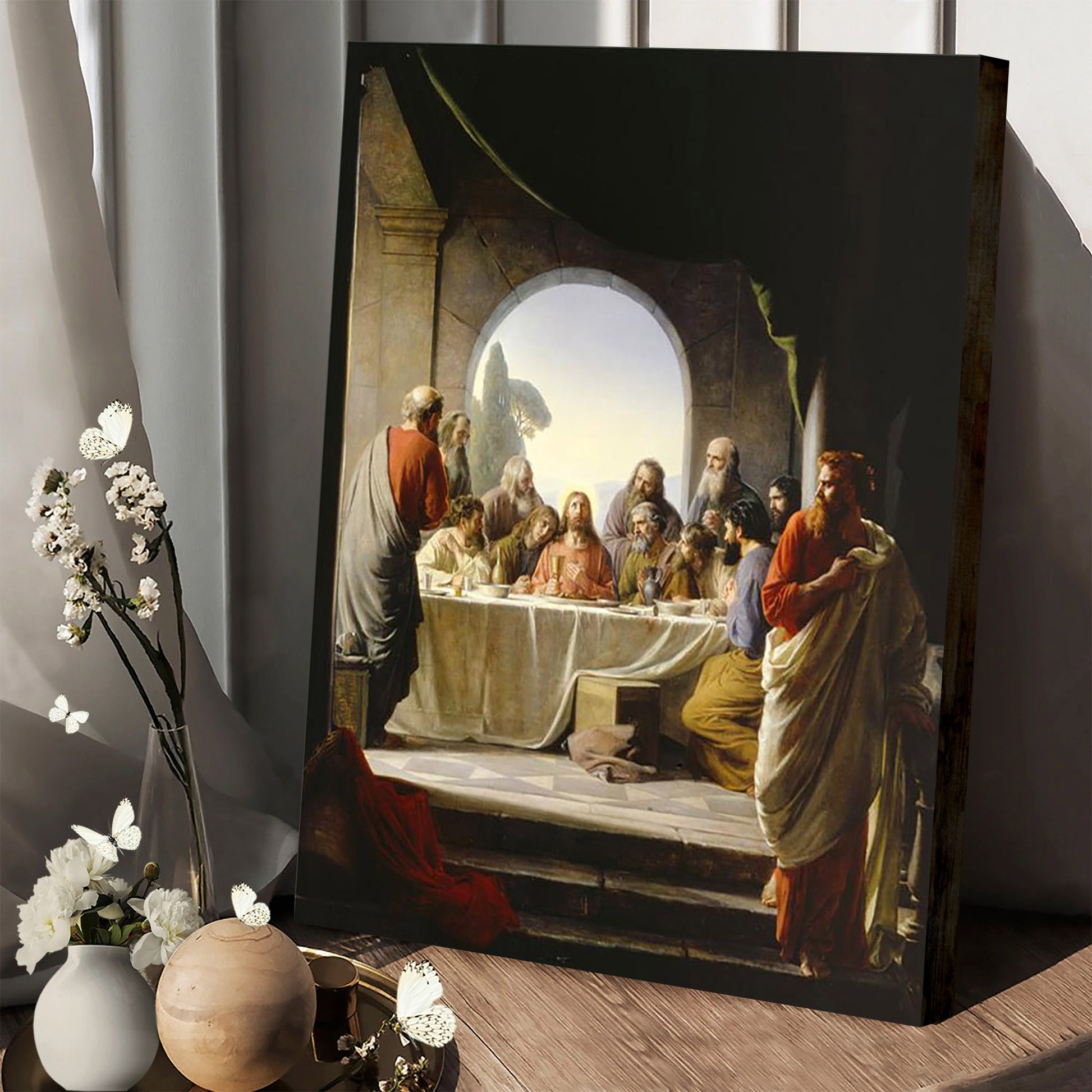 The Last Supper Canvas Wall Art - Christan Wall Decor