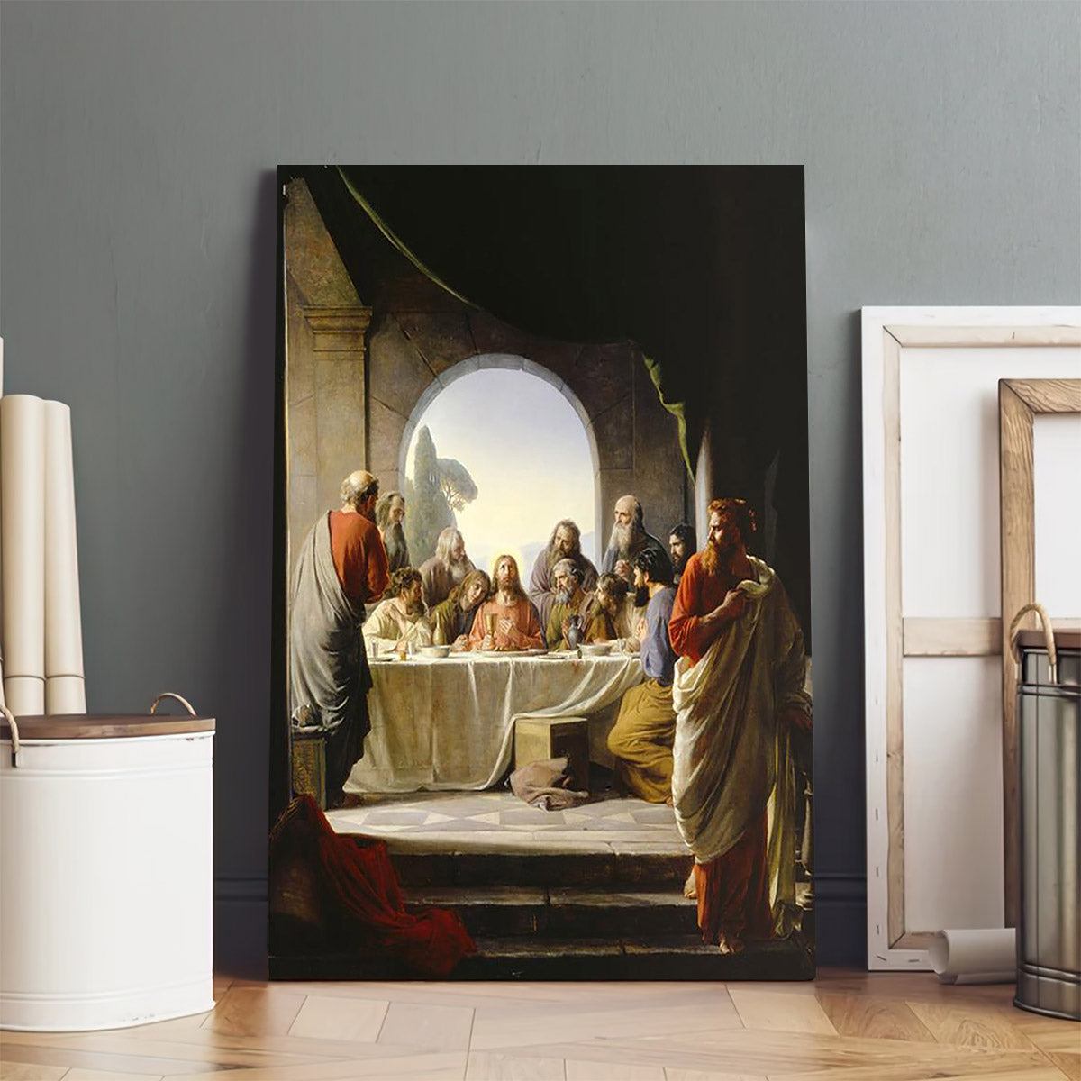 The Last Supper Canvas Wall Art - Christan Wall Decor