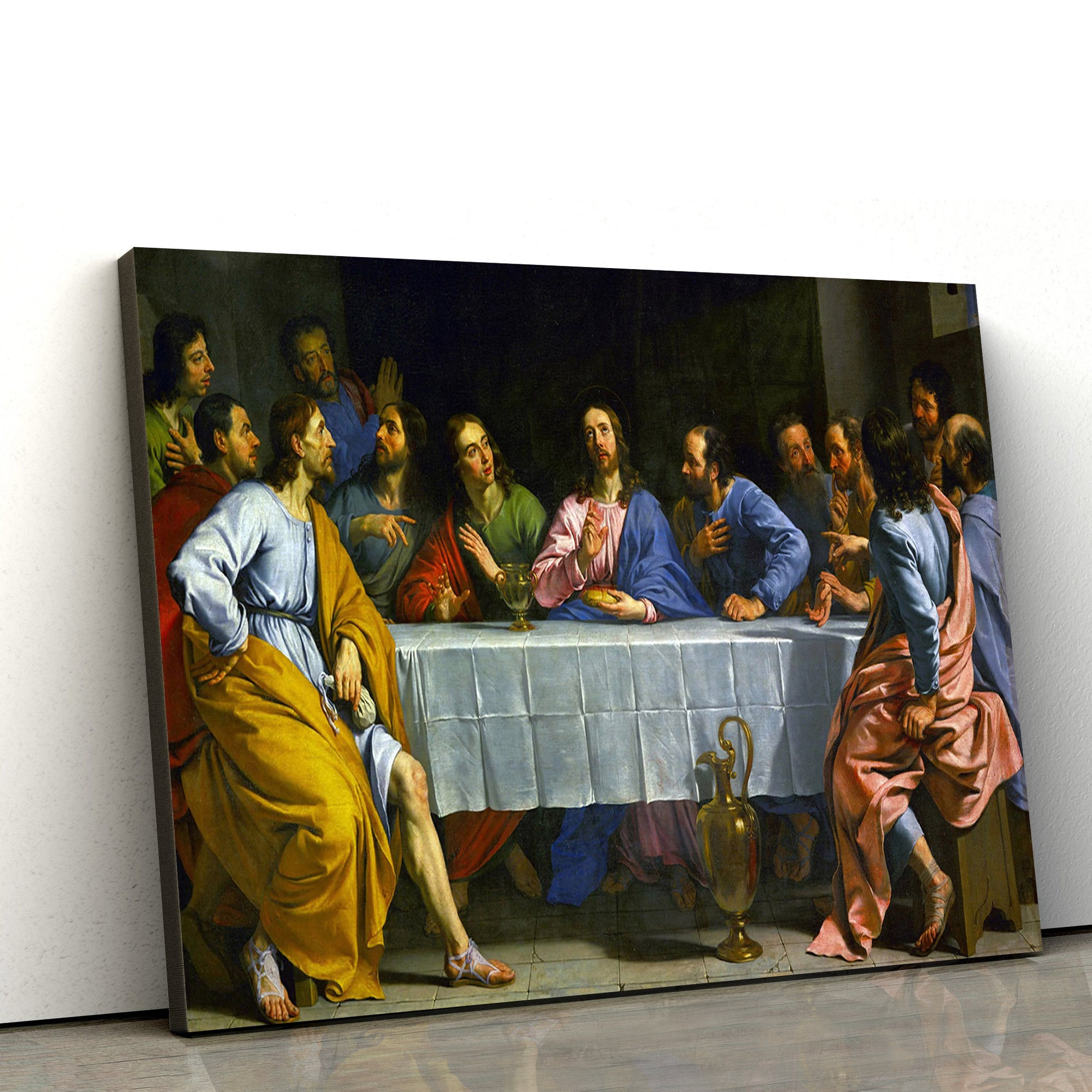The Last Supper Wall Canvas Of Jesus Christ Canvas Of Jesus - Canvas Picture - Jesus Canvas Pictures - Christian Wall Art