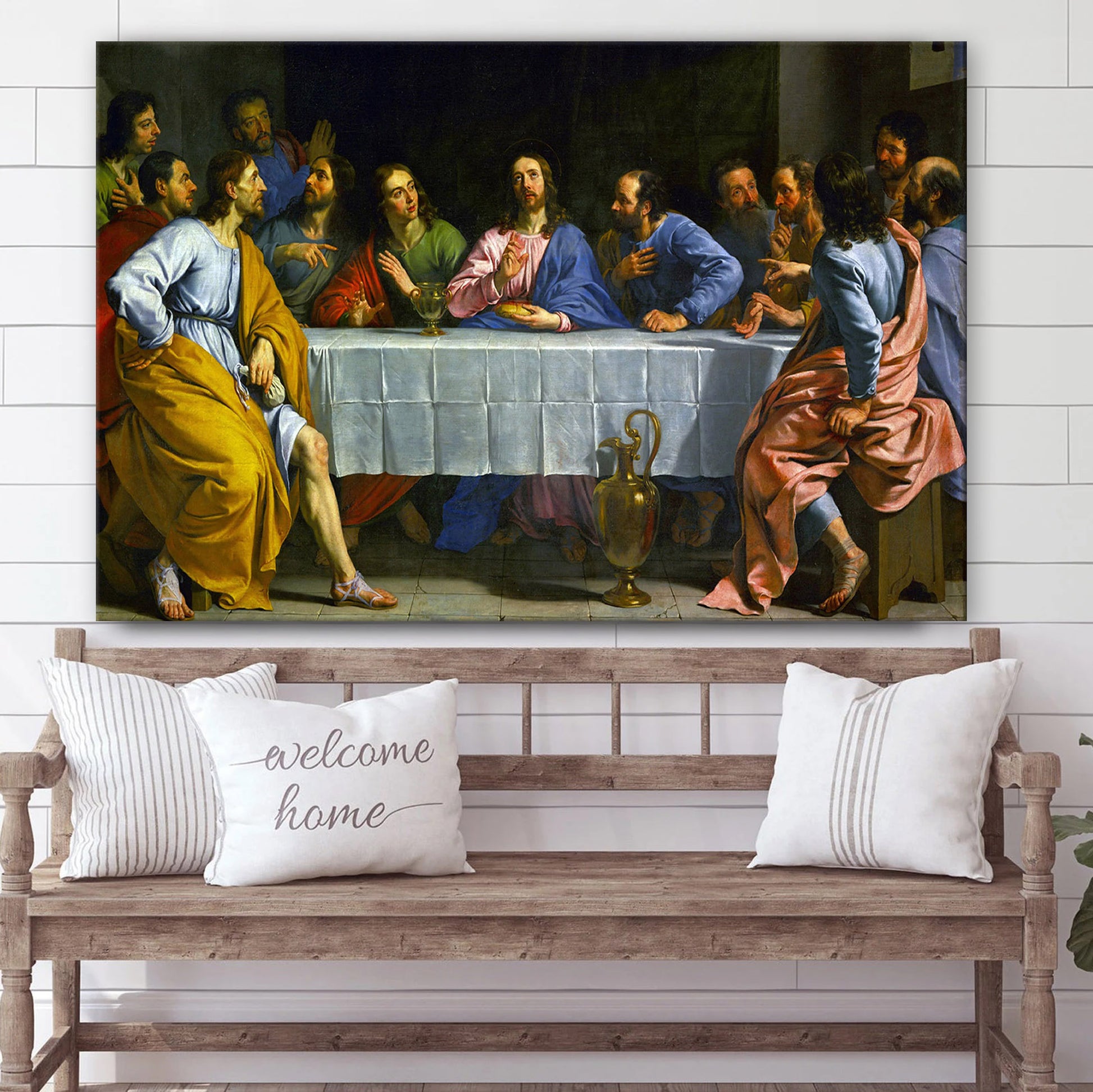 The Last Supper Wall Canvas Of Jesus Christ Canvas Of Jesus - Canvas Picture - Jesus Canvas Pictures - Christian Wall Art