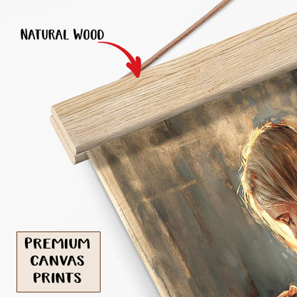 The Light Of Hope Hanging Canvas Wall Art - Gift For Mom - Religious Canvas