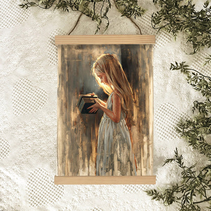 The Light Of Hope Hanging Canvas Wall Art - Gift For Mom - Religious Canvas