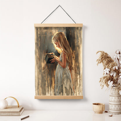 The Light Of Hope Hanging Canvas Wall Art - Gift For Mom - Religious Canvas