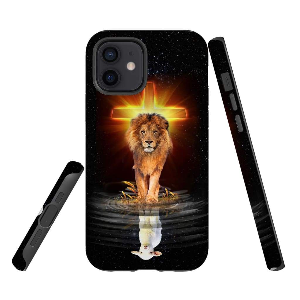 The Lion Of Judah And The Lamb Of God Phone Case - Scripture Phone Cases - Iphone Cases Christian