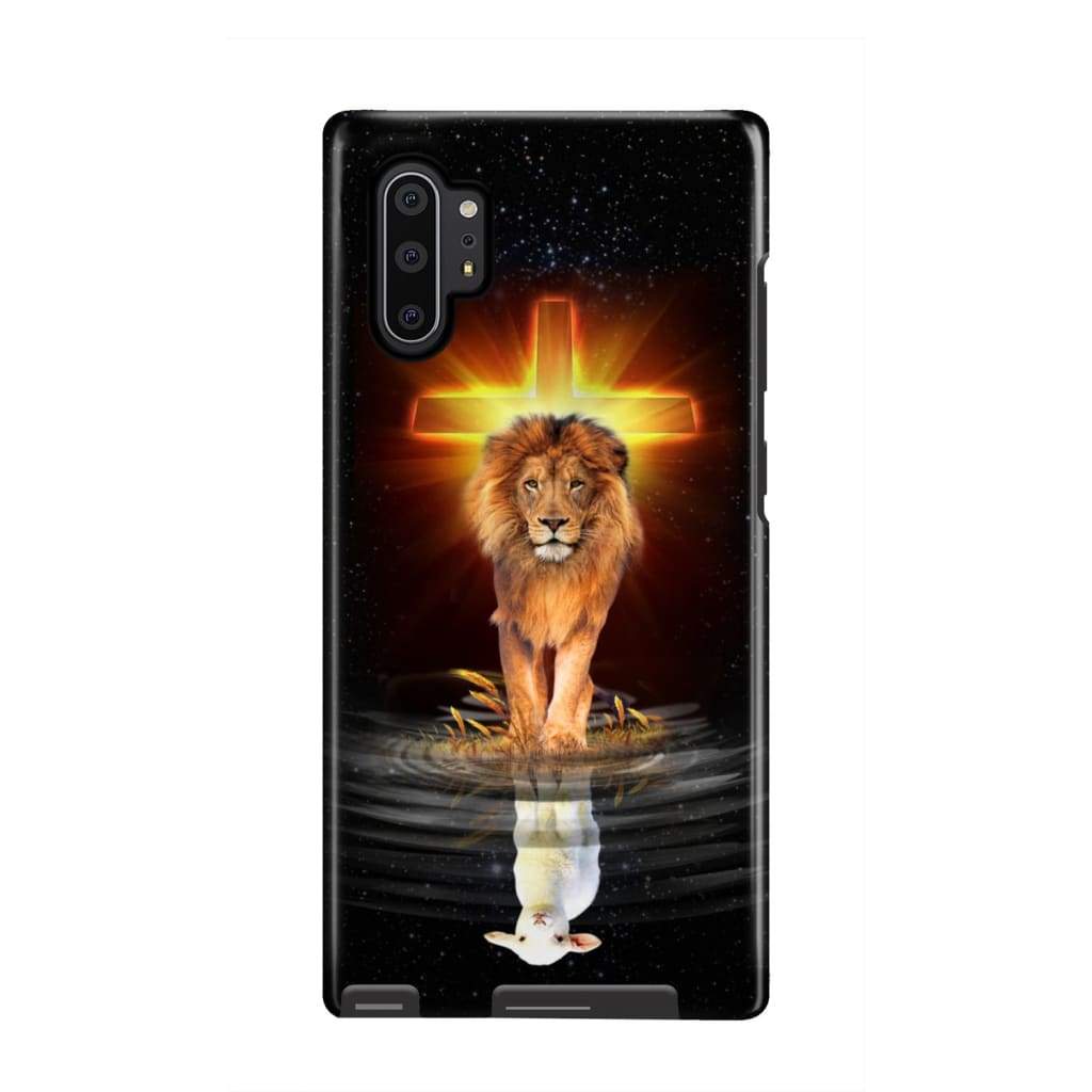 The Lion Of Judah And The Lamb Of God Phone Case - Scripture Phone Cases - Iphone Cases Christian