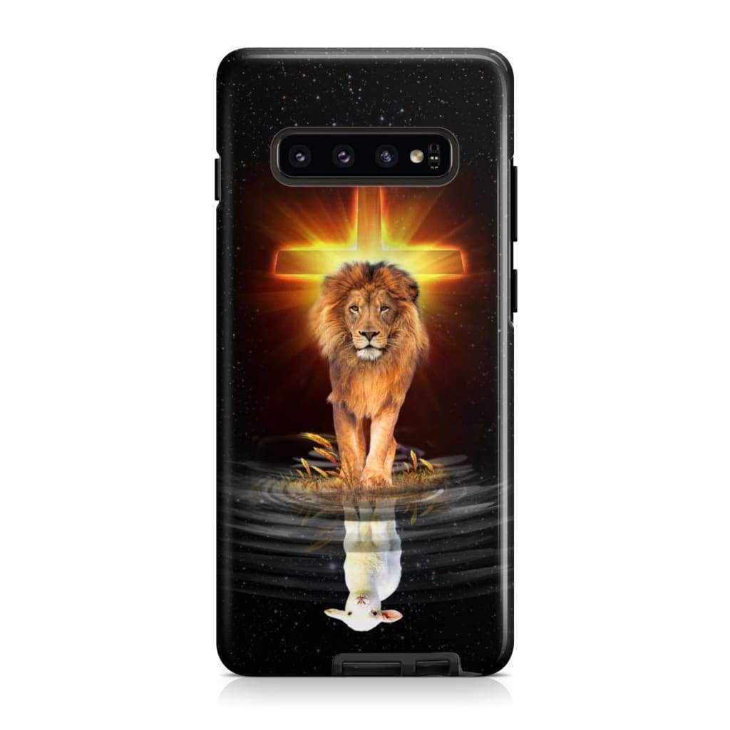 The Lion Of Judah And The Lamb Of God Phone Case - Scripture Phone Cases - Iphone Cases Christian