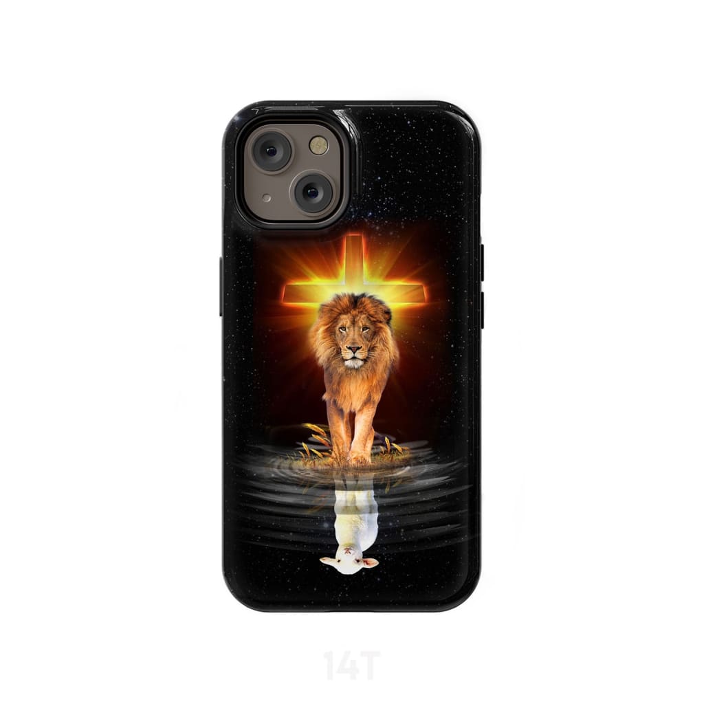 The Lion Of Judah And The Lamb Of God Phone Case - Scripture Phone Cases - Iphone Cases Christian