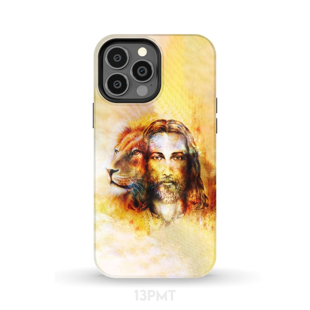 The Lion Of Judah Jesus Christ Phone Case - Inspirational Bible Scripture iPhone Cases