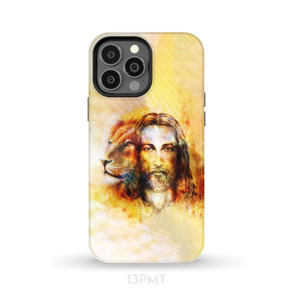The Lion Of Judah Jesus Christ Phone Case - Inspirational Bible Scripture iPhone Cases