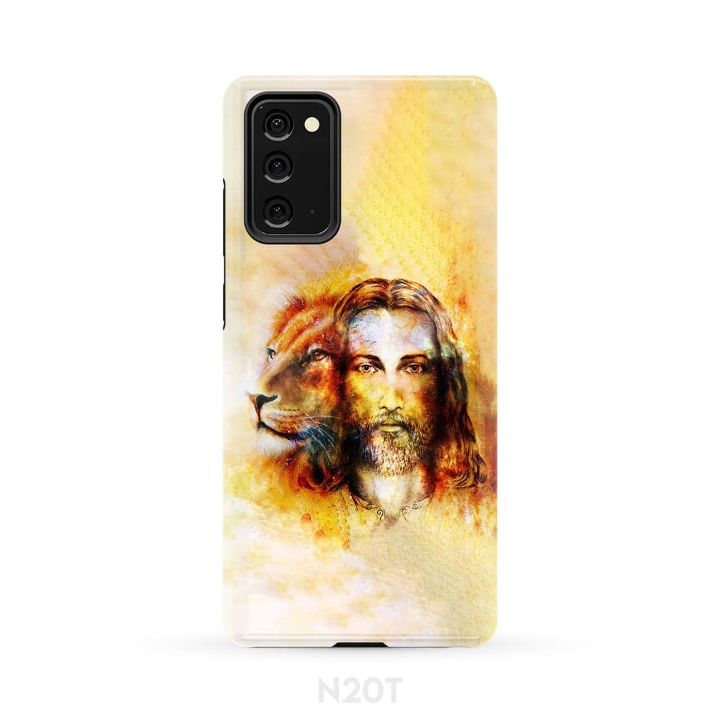 The Lion Of Judah Jesus Christ Phone Case - Inspirational Bible Scripture iPhone Cases