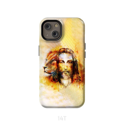 The Lion Of Judah Jesus Christ Phone Case - Inspirational Bible Scripture iPhone Cases