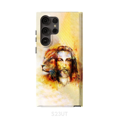 The Lion Of Judah Jesus Christ Phone Case - Inspirational Bible Scripture iPhone Cases