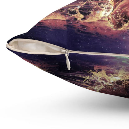 The Lion Of Judah, Jesus Reaching Out His Hand Christian Pillow