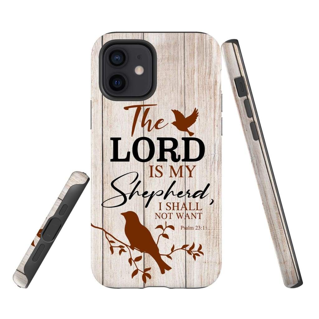 The Lord Is My Shepherd Psalm 231 Bible Verse Phone Case - Inspirational Bible Scripture iPhone Cases