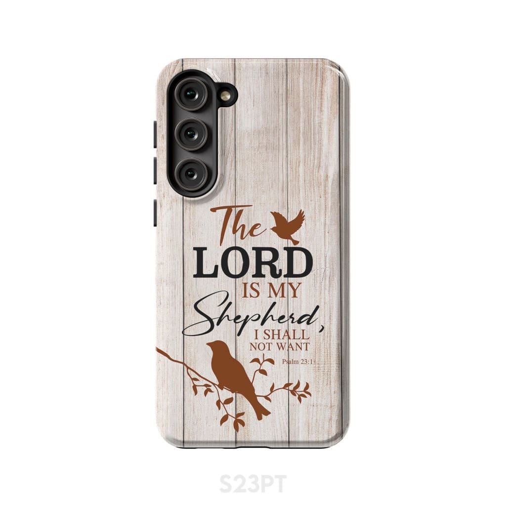 The Lord Is My Shepherd Psalm 231 Bible Verse Phone Case - Inspirational Bible Scripture iPhone Cases