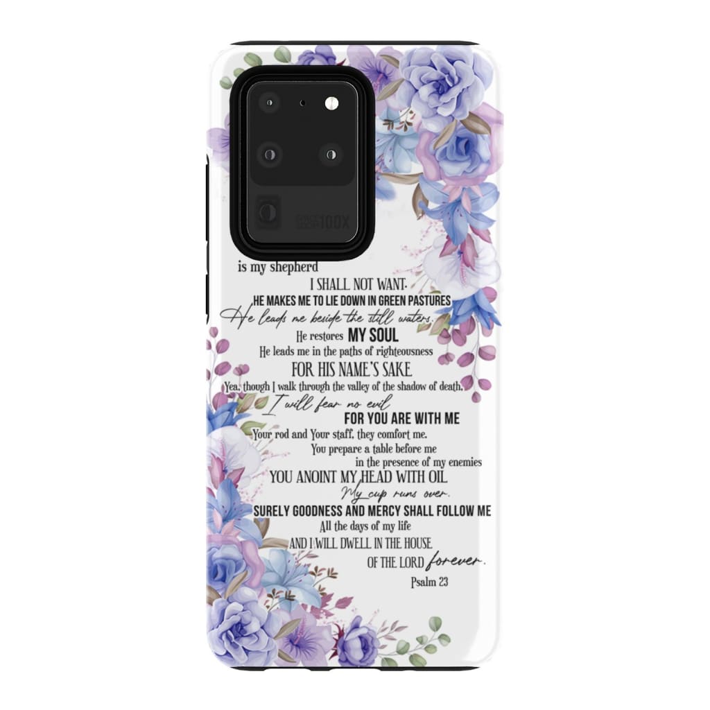 The Lord Is My Shepherd Psalm 23 Phone Case Christian Phone Cases - Scripture Phone Cases - Iphone Cases Christian