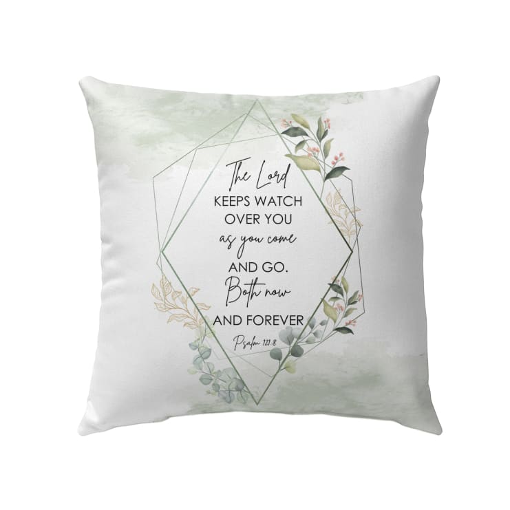 The Lord Keeps Watch Over You As You Come And Go Throw Pillow, Bible Verse Pillows