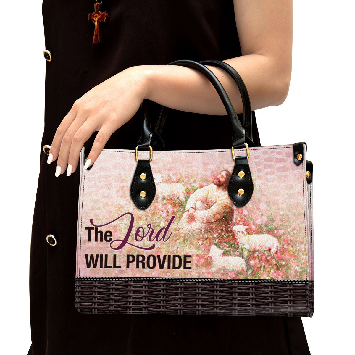 The Lord Will Provide Leather Handbag - Religious Gifts For Women - Women Pu Leather Bag