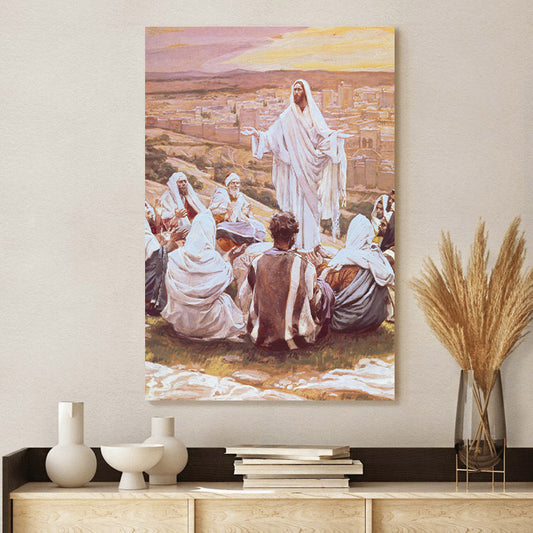 The Lord’s Prayer Canvas Pictures - Religious Canvas Wall Art - Christian Paintings For Home