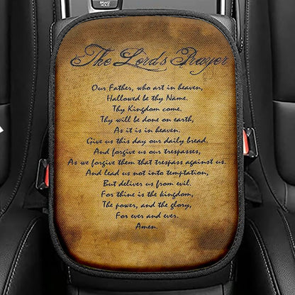 The Lords Prayer Bible Verse Seat Box Cover, Christian Gifts, Christian Car Interior Accessories