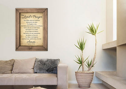 The Lords Prayer Canvas Wall Art