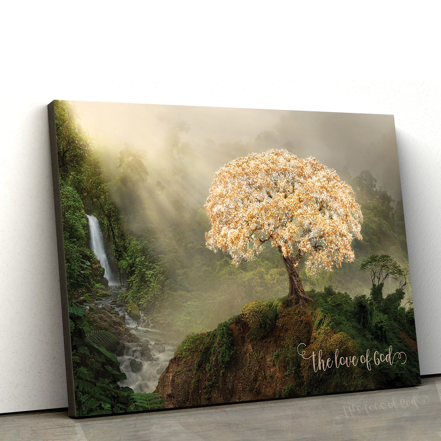 The Love Of God Tree Of Life  Canvas Pictures - Jesus Christ Canvas - Christian Wall Art