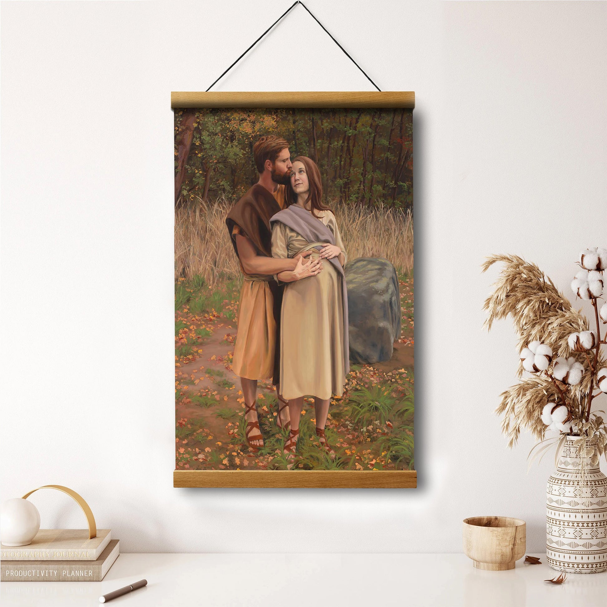 The Mother Of All Living Hanging Canvas Wall Art - Gift For Mom - Religious Canvas