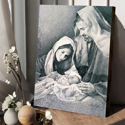 The Nativity Canvas Pictures - Religious Wall Art Canvas - Christian Paintings For Home