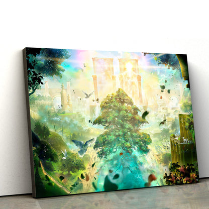 The New Heavens The New Earth Christian Art Matte - Jesus Canvas Pictures - Christian Wall Art