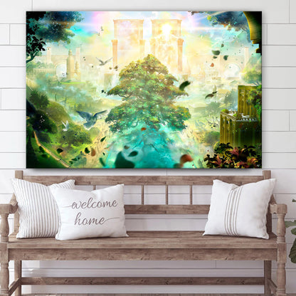 The New Heavens The New Earth Christian Art Matte - Jesus Canvas Pictures - Christian Wall Art