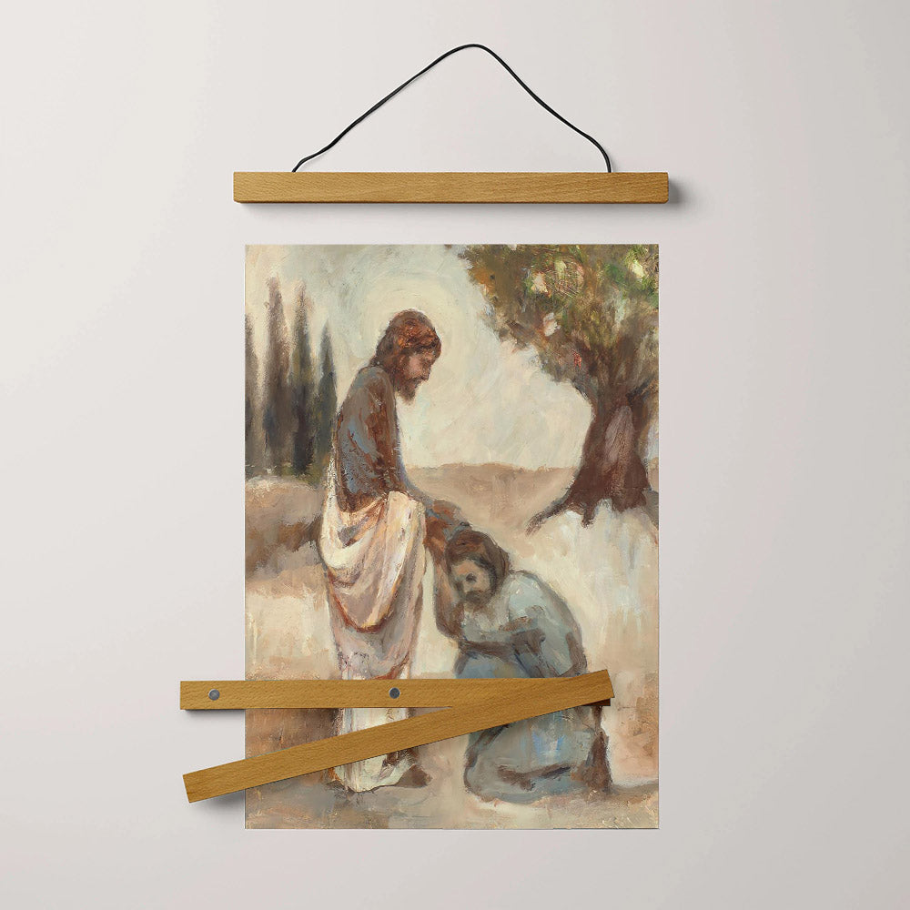 The One Who Returned Hanging Canvas Wall Art - Christan Wall Decor - Religious Canvas