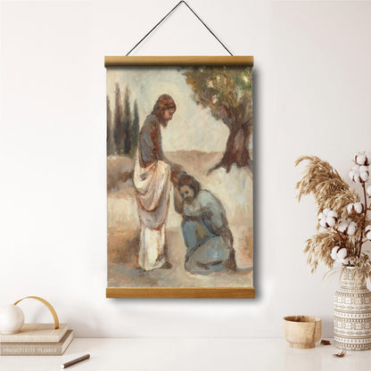 The One Who Returned Hanging Canvas Wall Art - Christan Wall Decor - Religious Canvas