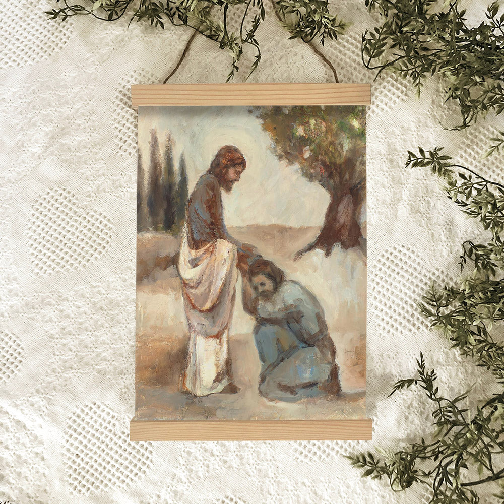 The One Who Returned Hanging Canvas Wall Art - Christan Wall Decor - Religious Canvas