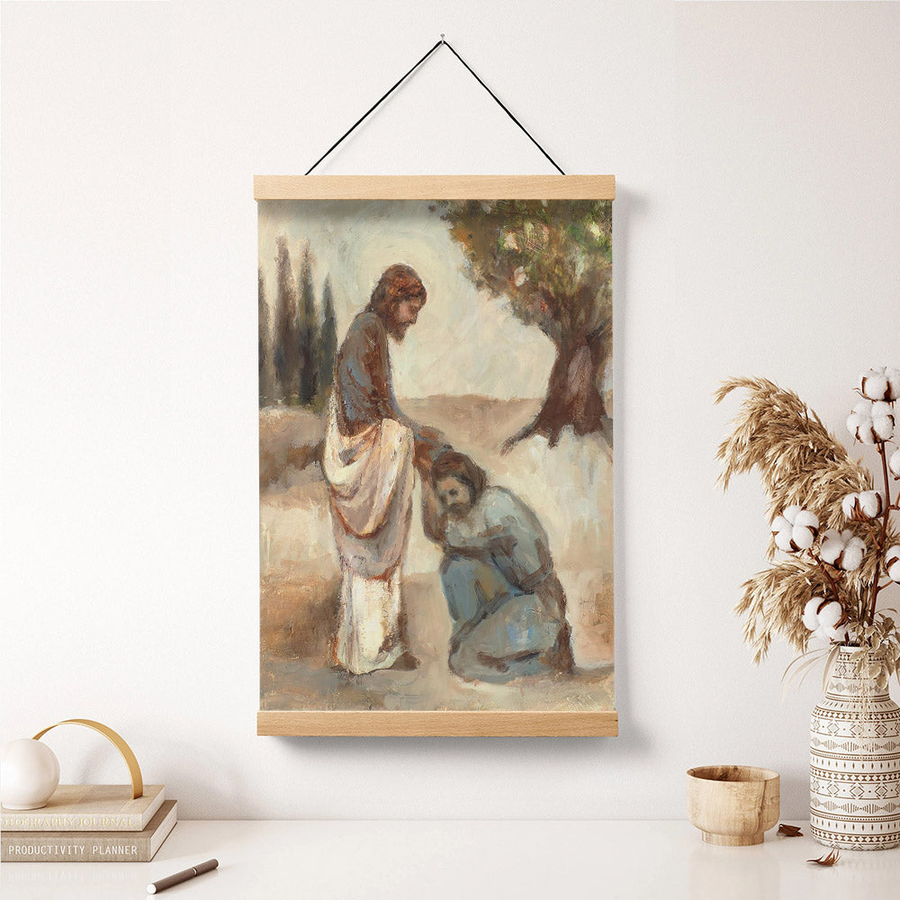 The One Who Returned Hanging Canvas Wall Art - Christan Wall Decor - Religious Canvas