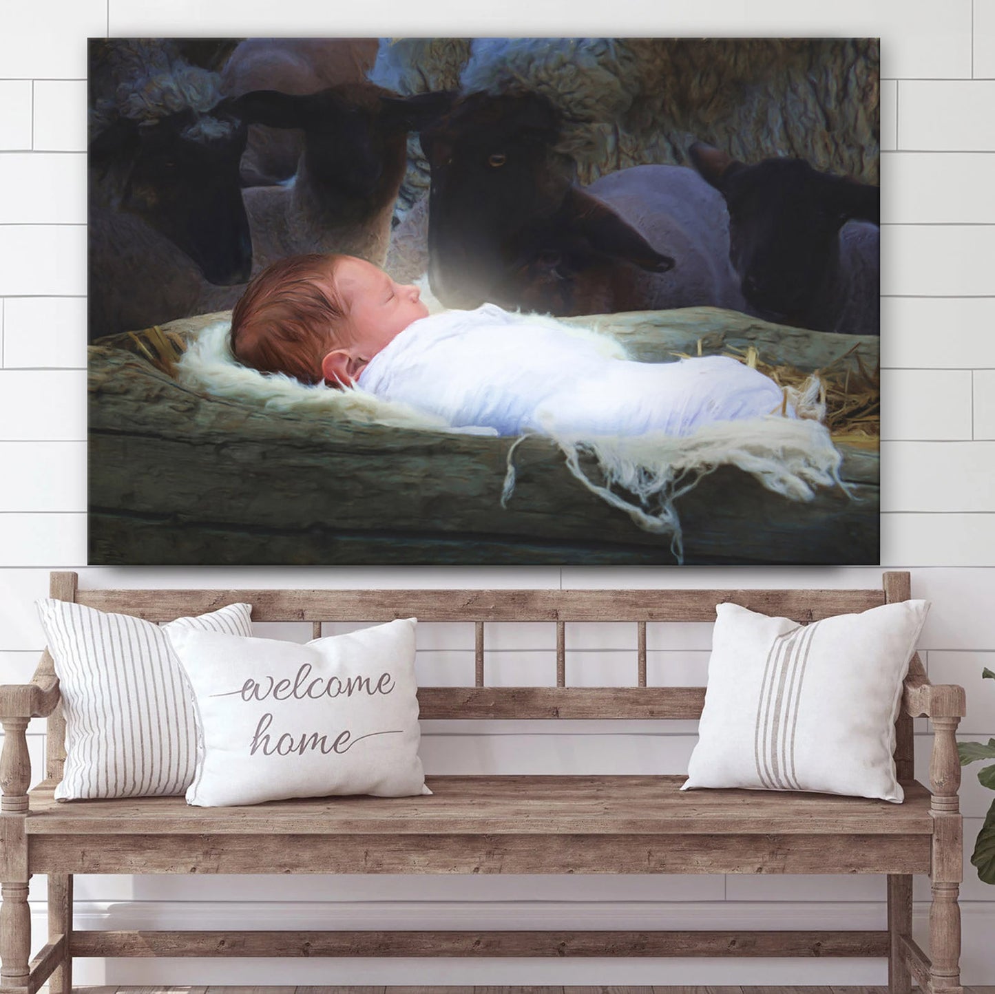 The Only Begotten Canvas Picture - Jesus Canvas Wall Art - Christian Wall Art